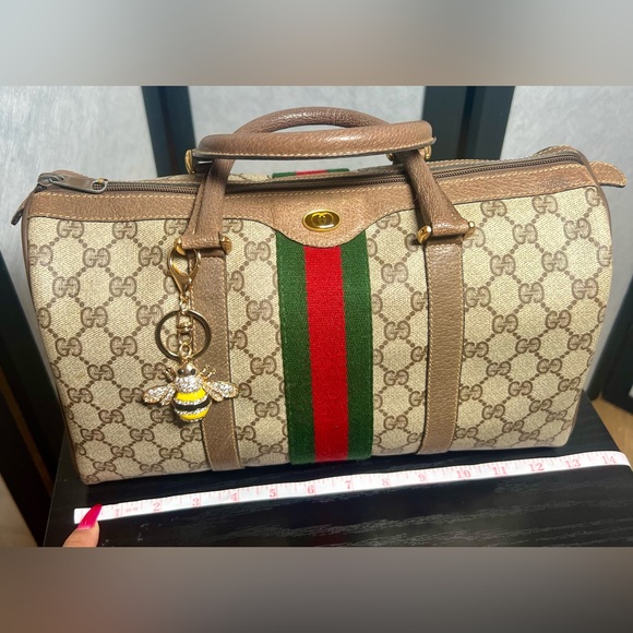 Gucci Handbags - Vintage GUCCI GG Supreme Web Sherry Line Boston Bag PVC  EUC with COA